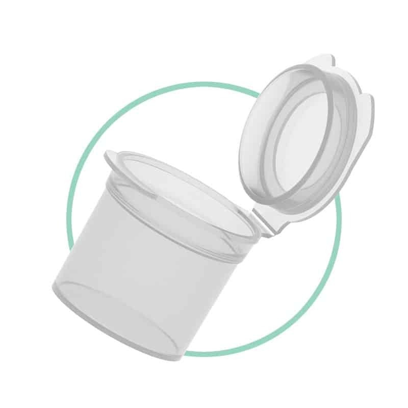 3121R Hinged-Lid Containers