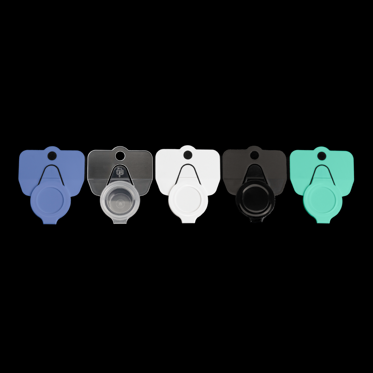 Hinged-lid containers display