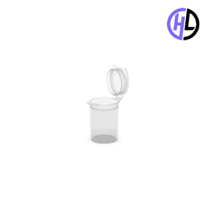 Hinged-Lid Containers - 3129 - Flip Top Vials - 31mm Diameter